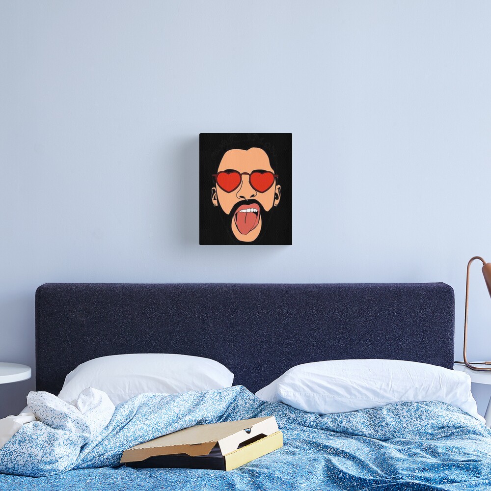 bad bunny dodgers Canvas Print