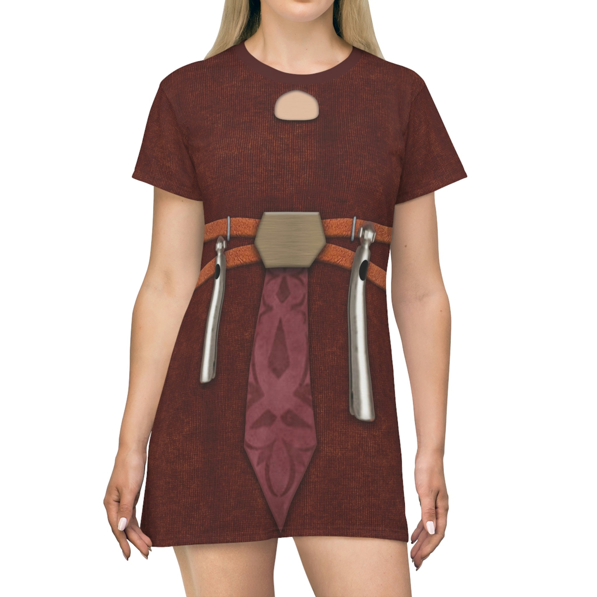 Star Wars Costume, Ahsoka Tano Short Sleeves Dress, Galaxy's Edge Dresses