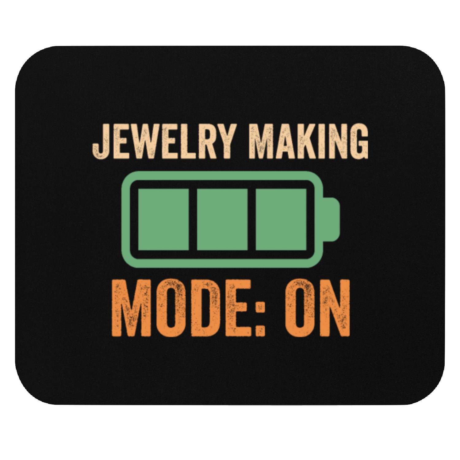 Jewelry Making Mode On, Battery Design Mouse Pads