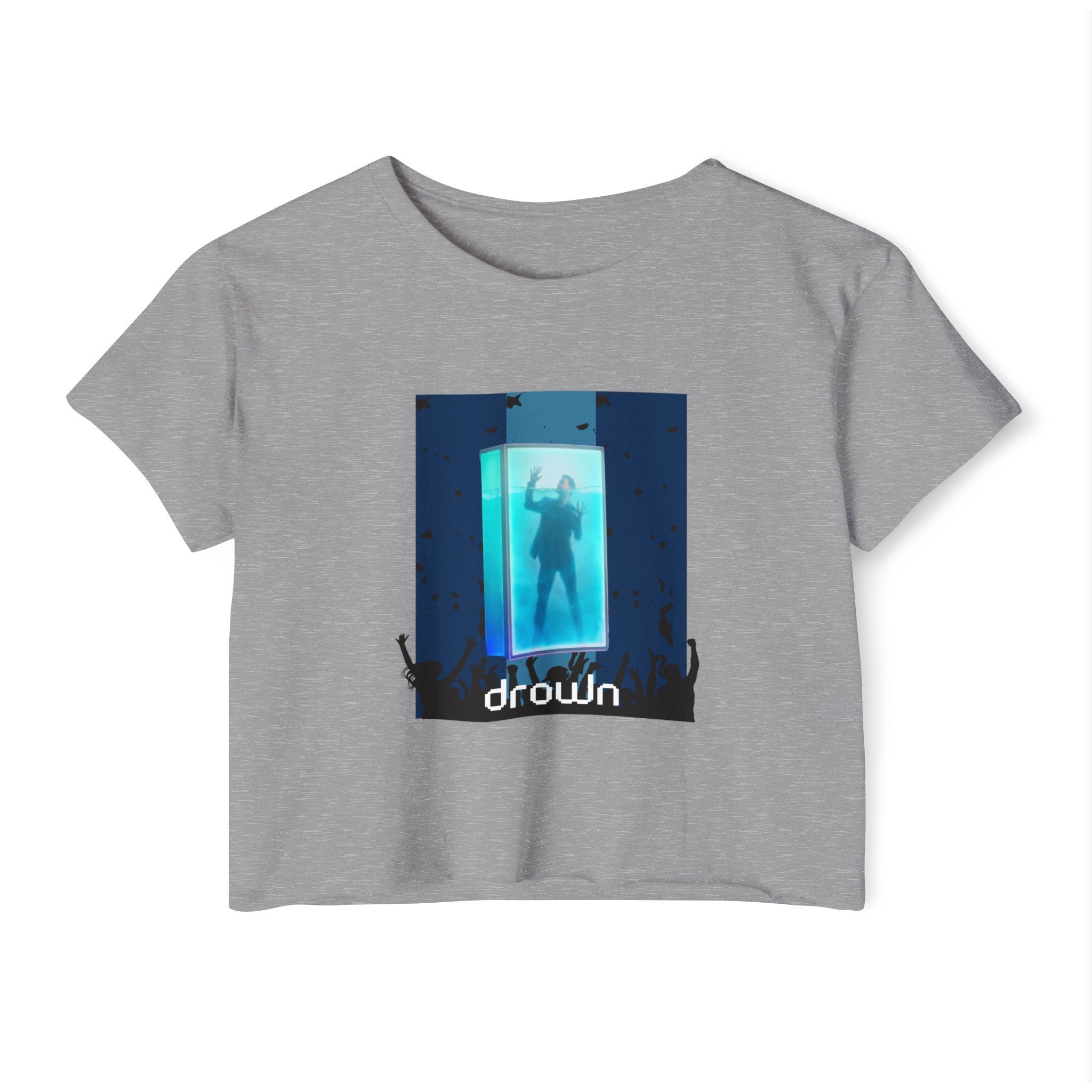 Justin Timberlake DROWN from Forget Tomorrow World Tour Women's Festival Crop Top Timberlake merch fan concert