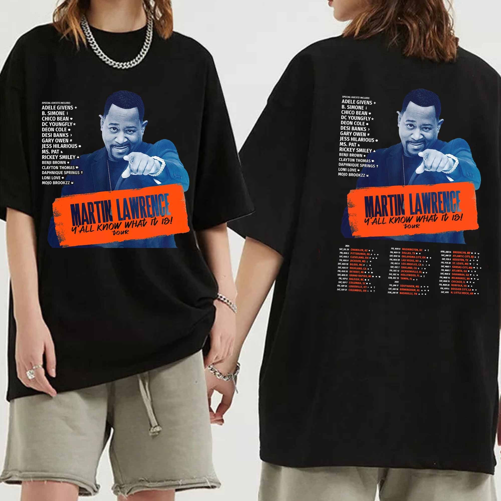 Martin Lawrence Yall Know What It Is Tour 2024-2025 Shirt, Martin Lawrence Fan Shirt