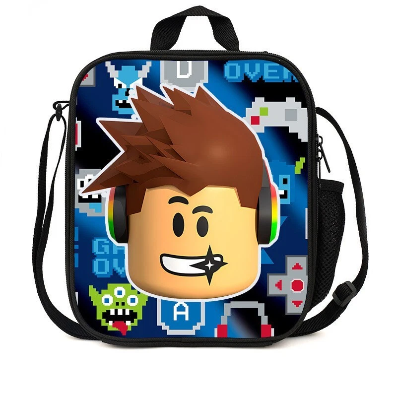 Roblox Kids Lunch Bag, School Picnic Bag