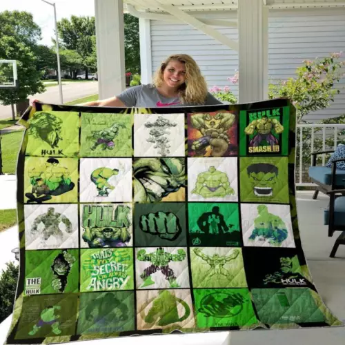 Superheroes Fans The Hulk Best Quotes Hulk Lovers Quilt Blanket
