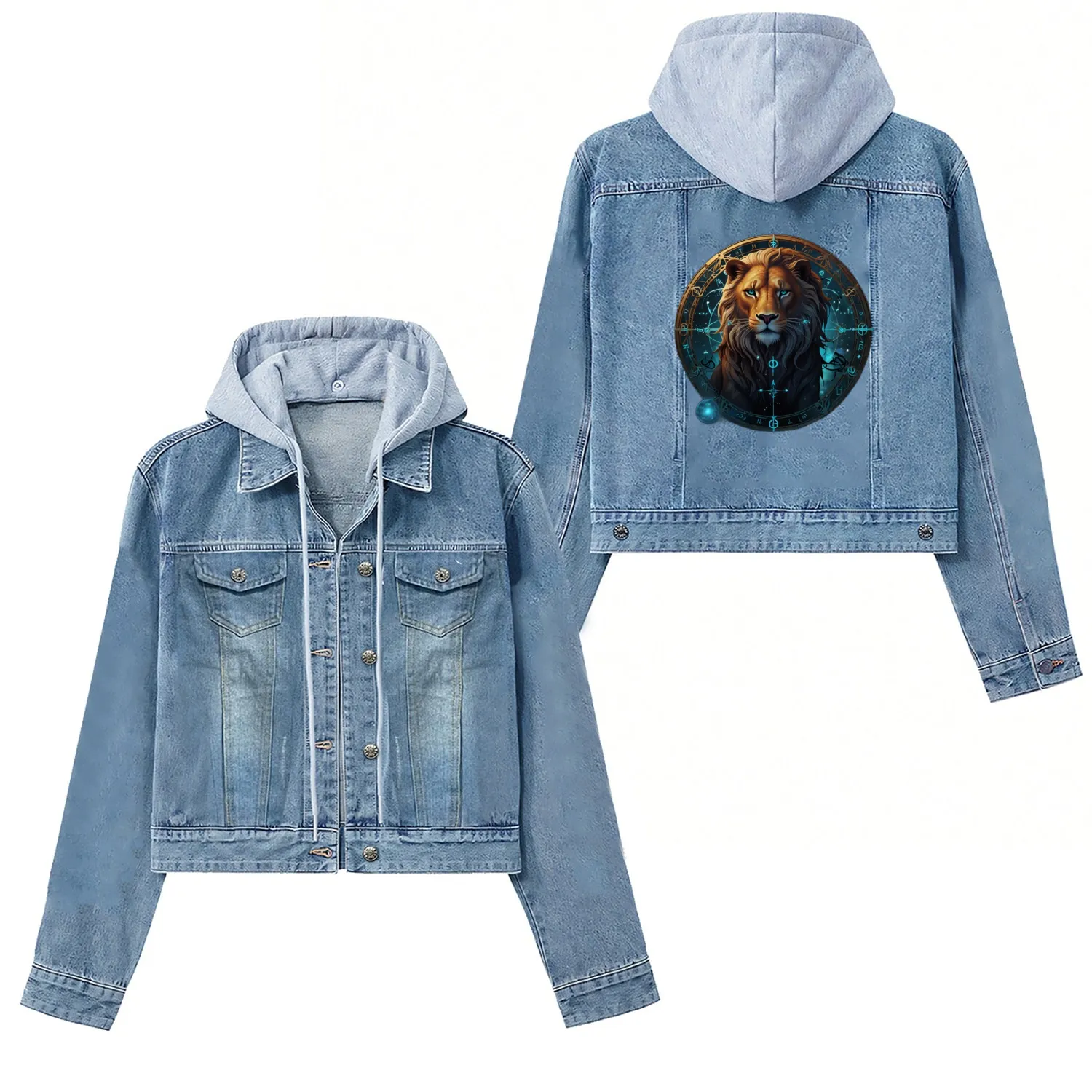 zodiac leo Women's Denim Jackets