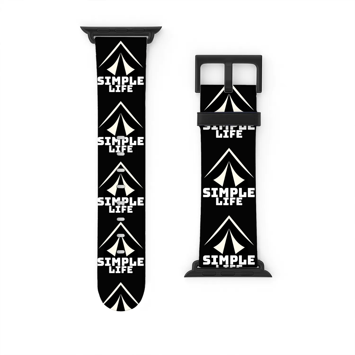 Camping themed Watch Bands For Apple Watch Simple Life
