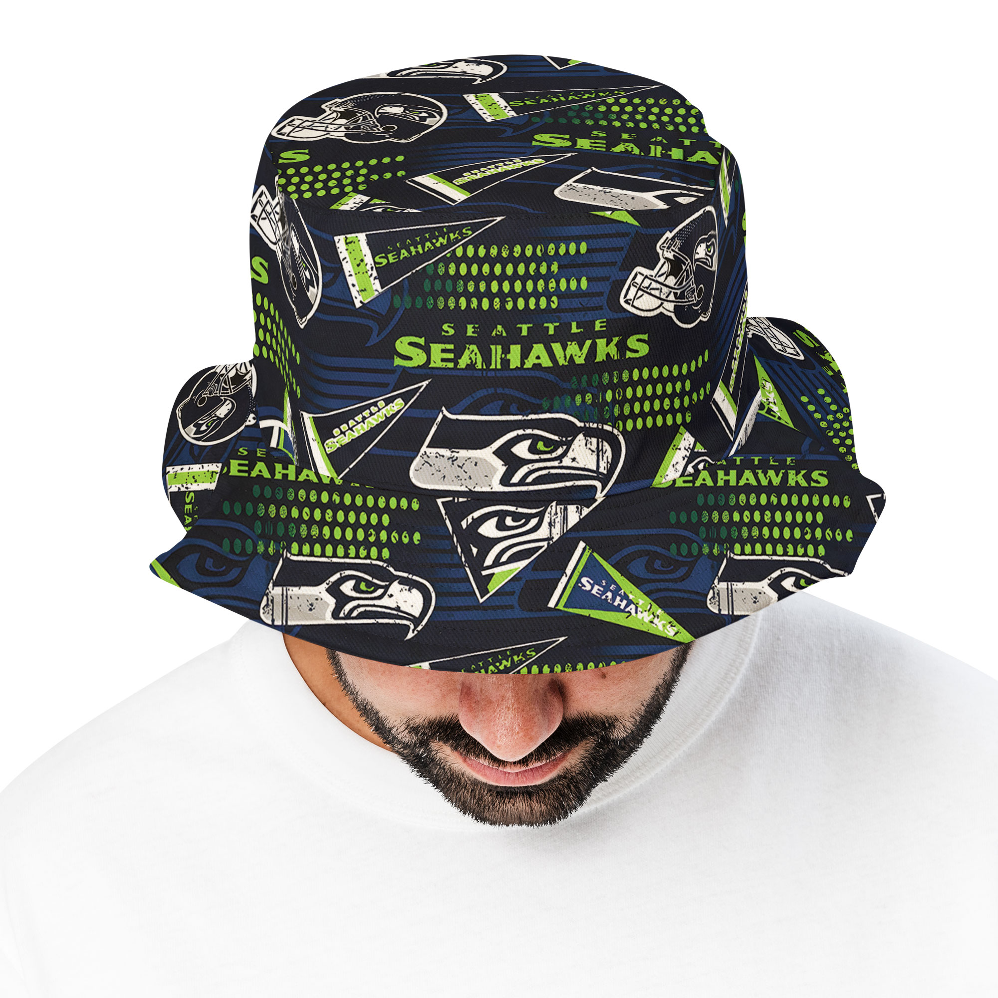 Seahawks Bucket Hat, Seahawks Team Football Hat, Seahawks Game Day Football Hat, Seahawks Sports Gifts