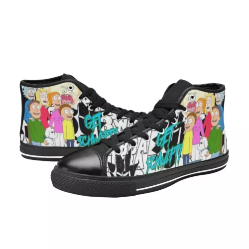 Rick And Rick and Rickandmorty Sneakers High Top Shoes