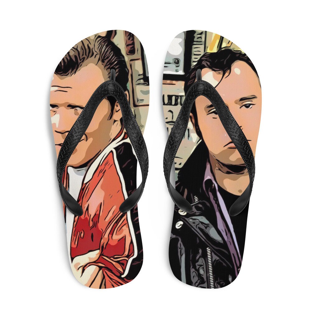 Lenny and Squiggy Flip Flops