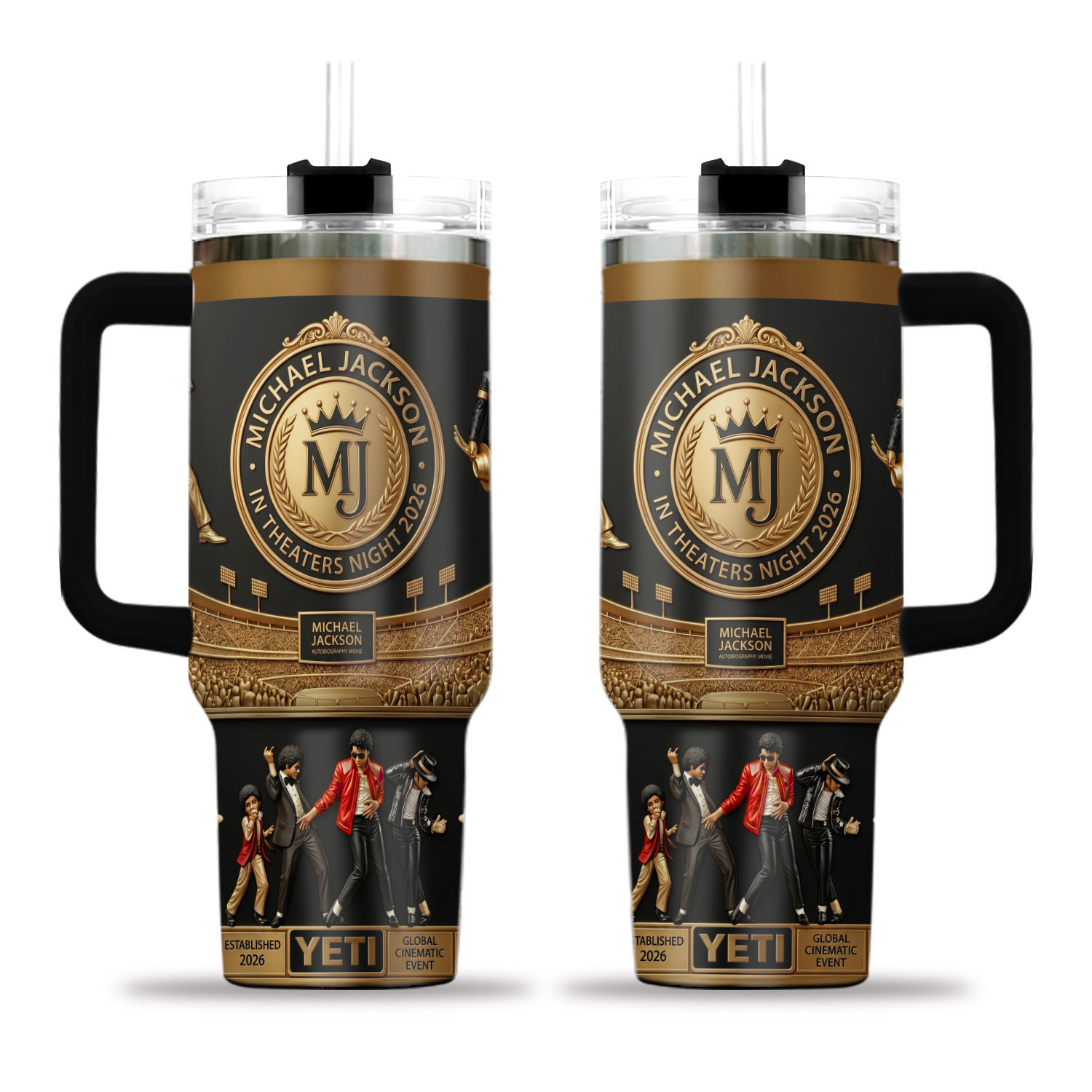 Michael Jackson In theaters night 2026 tumbler