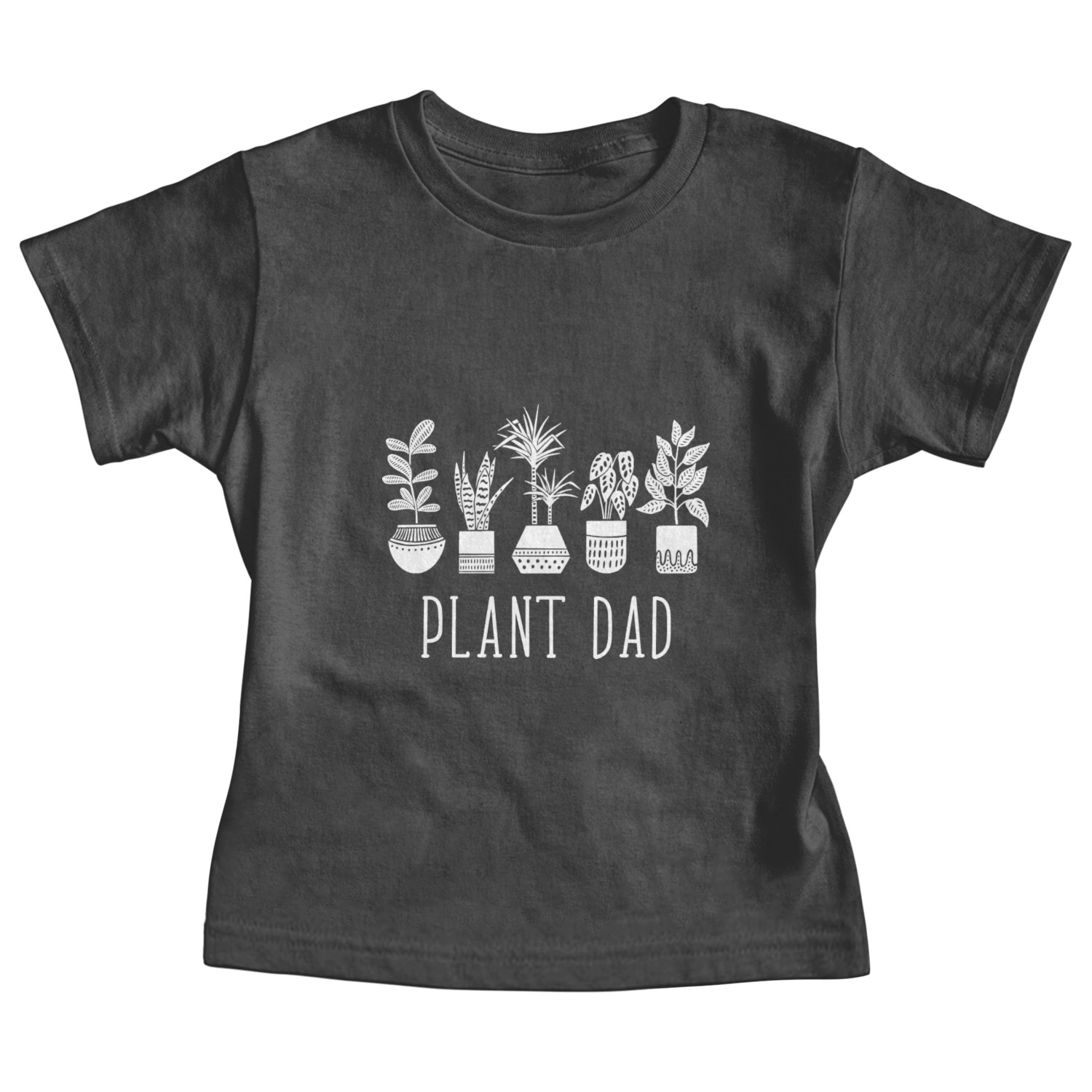 Plant Dad Pot Plant Set White Baby Tees