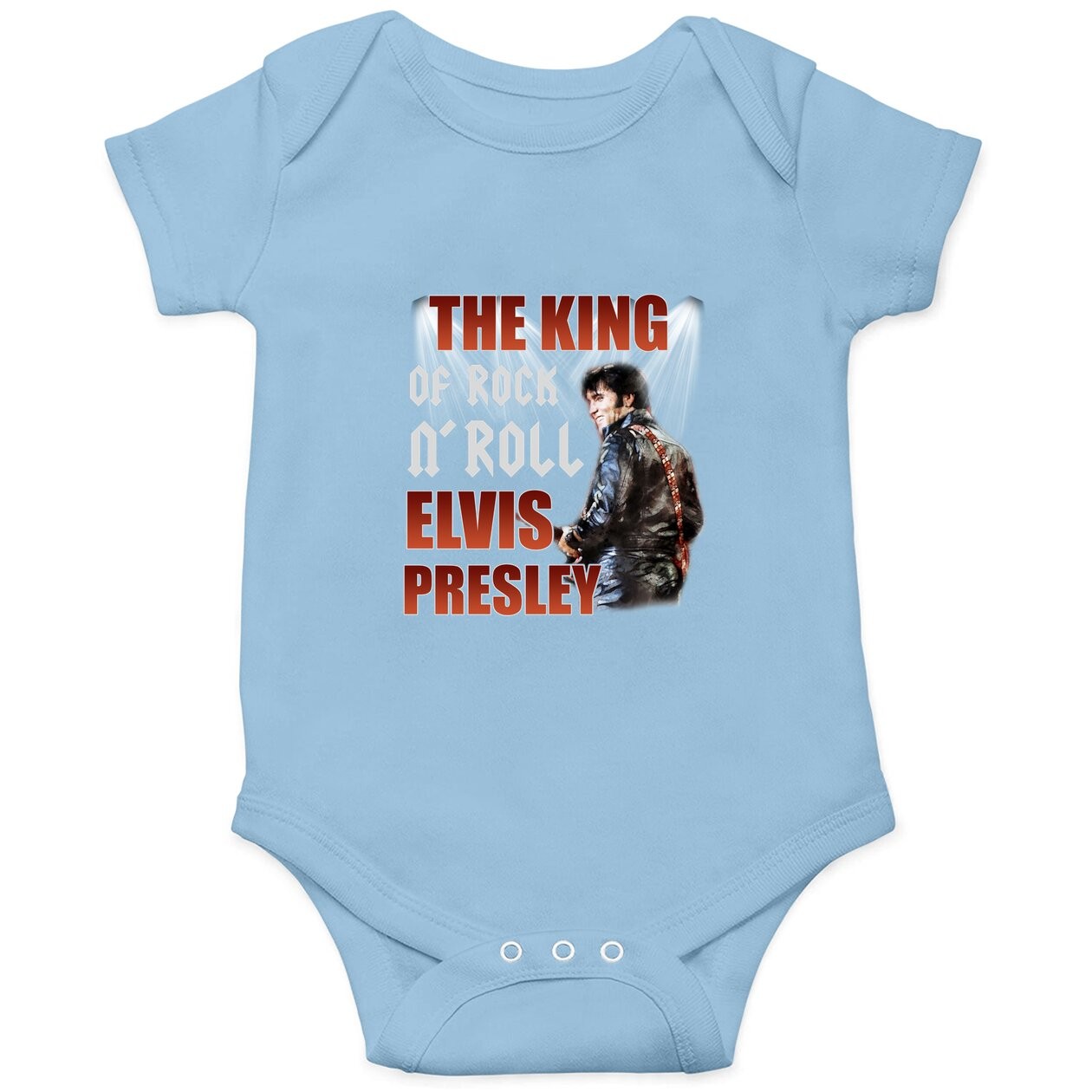 King Of Rock & Roll Elvis Presley Baby Bodysuit
