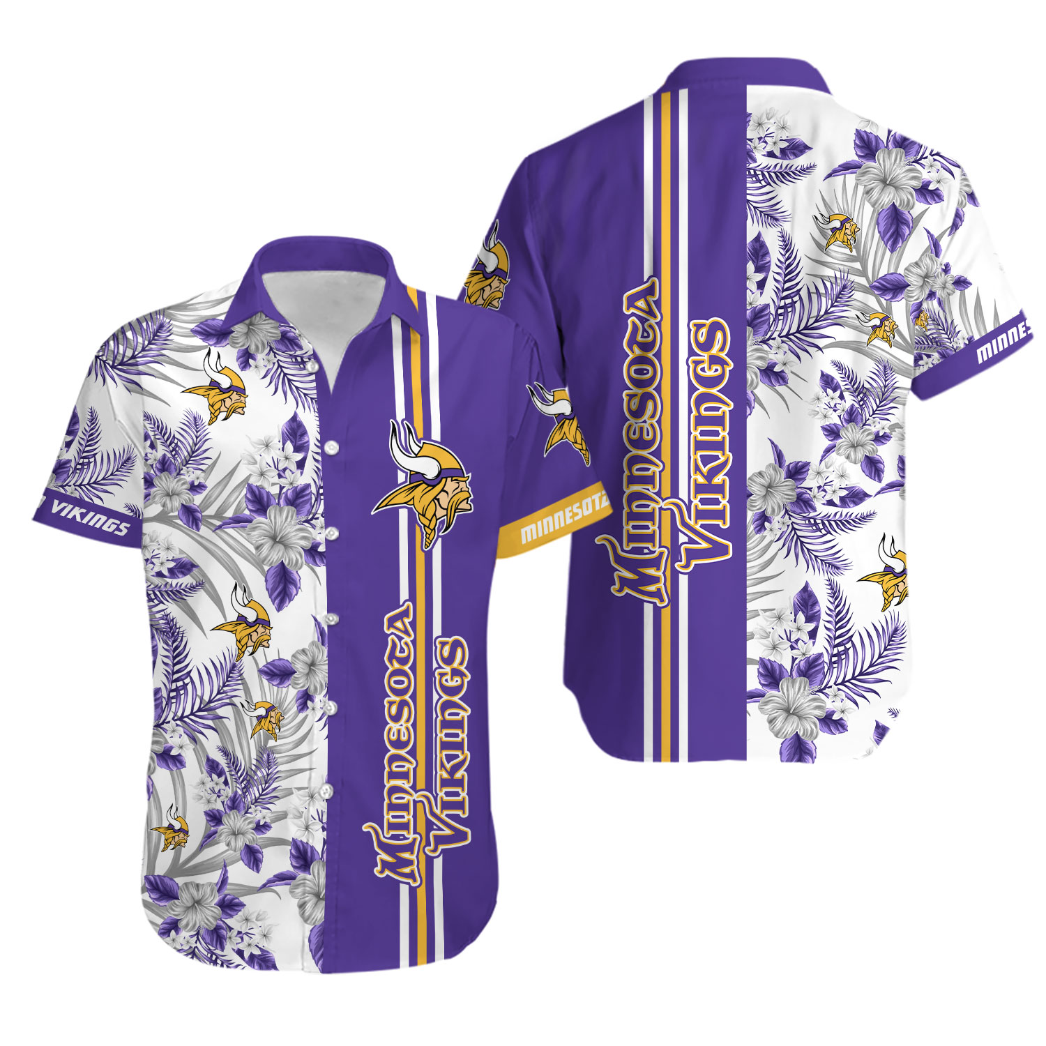 Minnesota Football Team Vikings Hawaiian Shirt