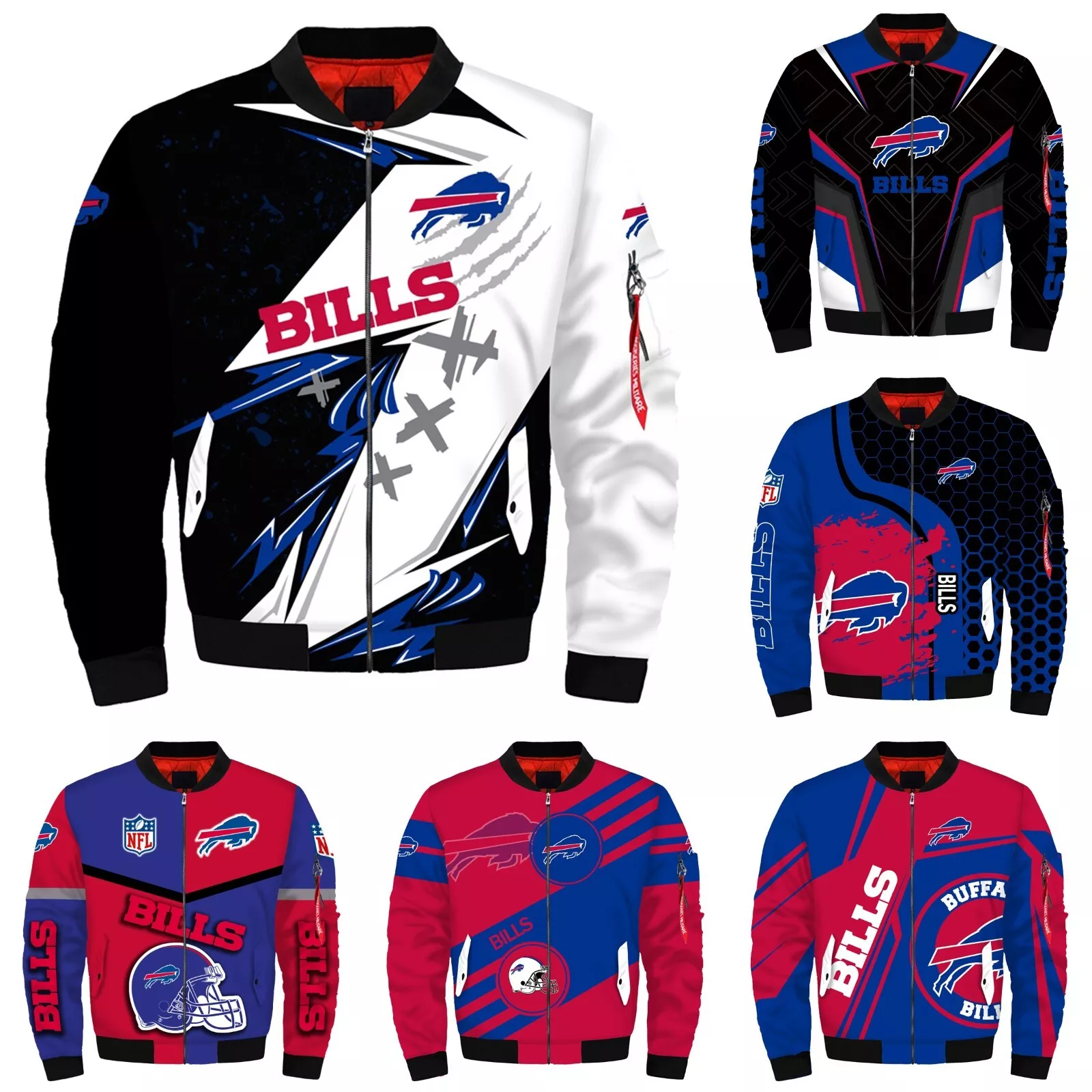 Buffalo Bills Men's Flight Bomber Jacket