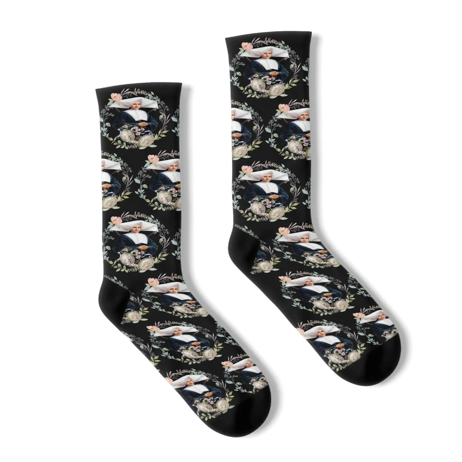 St Catherine Laboure and Our Lady of Grace Socks