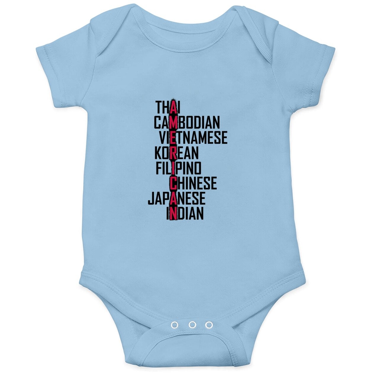 Stop Hate Asian Baby Bodysuit All Coutry In The Asia