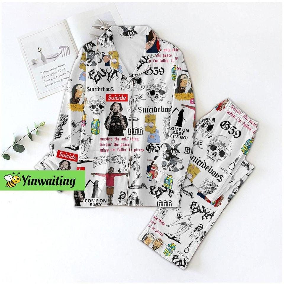 Suicideboys Pajamas Set, Suicideboys Merch Pajamas, Suicideboys Pajamas Set