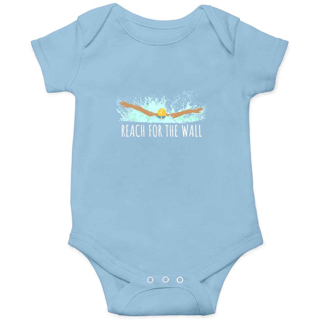 Swimming Quote Saying Baby Bodysuit