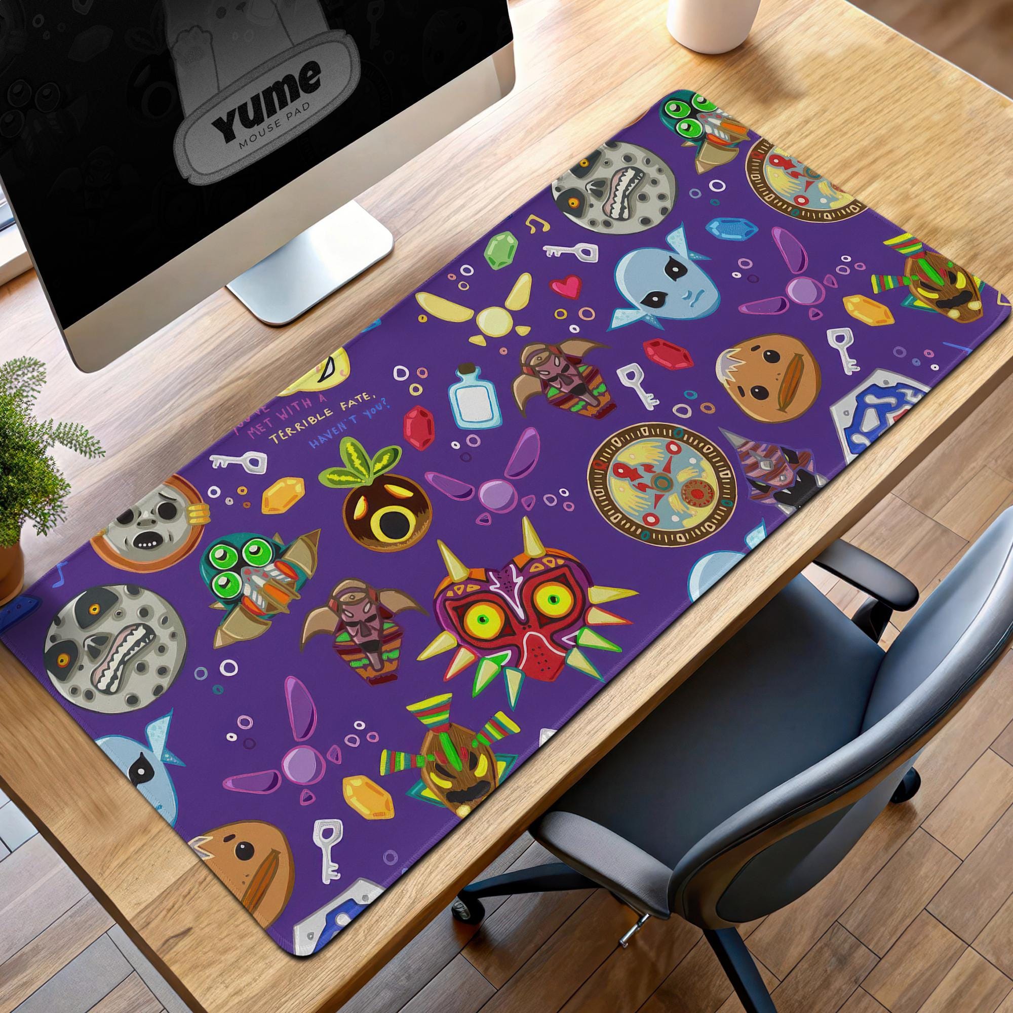 Majora's Mask Gaming Mouse Pad,Collector's Edition Gaming Accessory