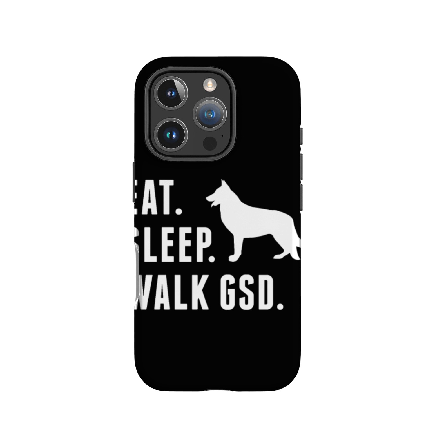 Eat Sleep Walk German Shepherd IPhone Cases