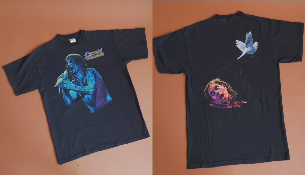 Vintage Graphic 1997 Ozzy Osbourne Dove Black Unisex T-Shirt Double Sides Size S-4XL