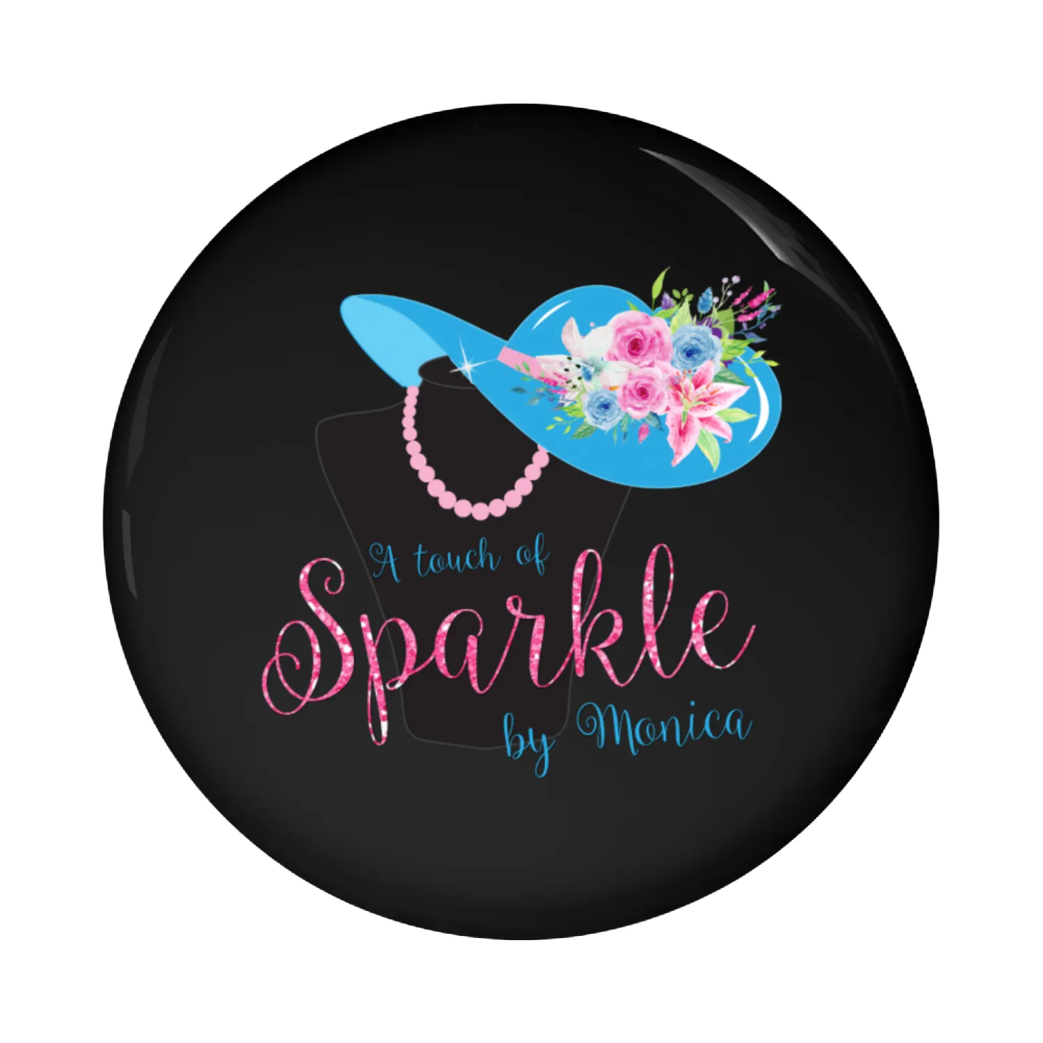 Sparkle by Monica Hat Jewelry Display Pin Buttons
