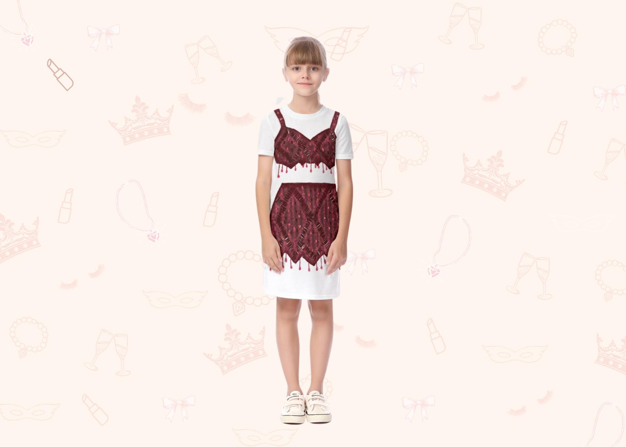 Concert T-Shirt Dress (Kids) | Easy Costume, Fun Loungewear, Unique Gift
