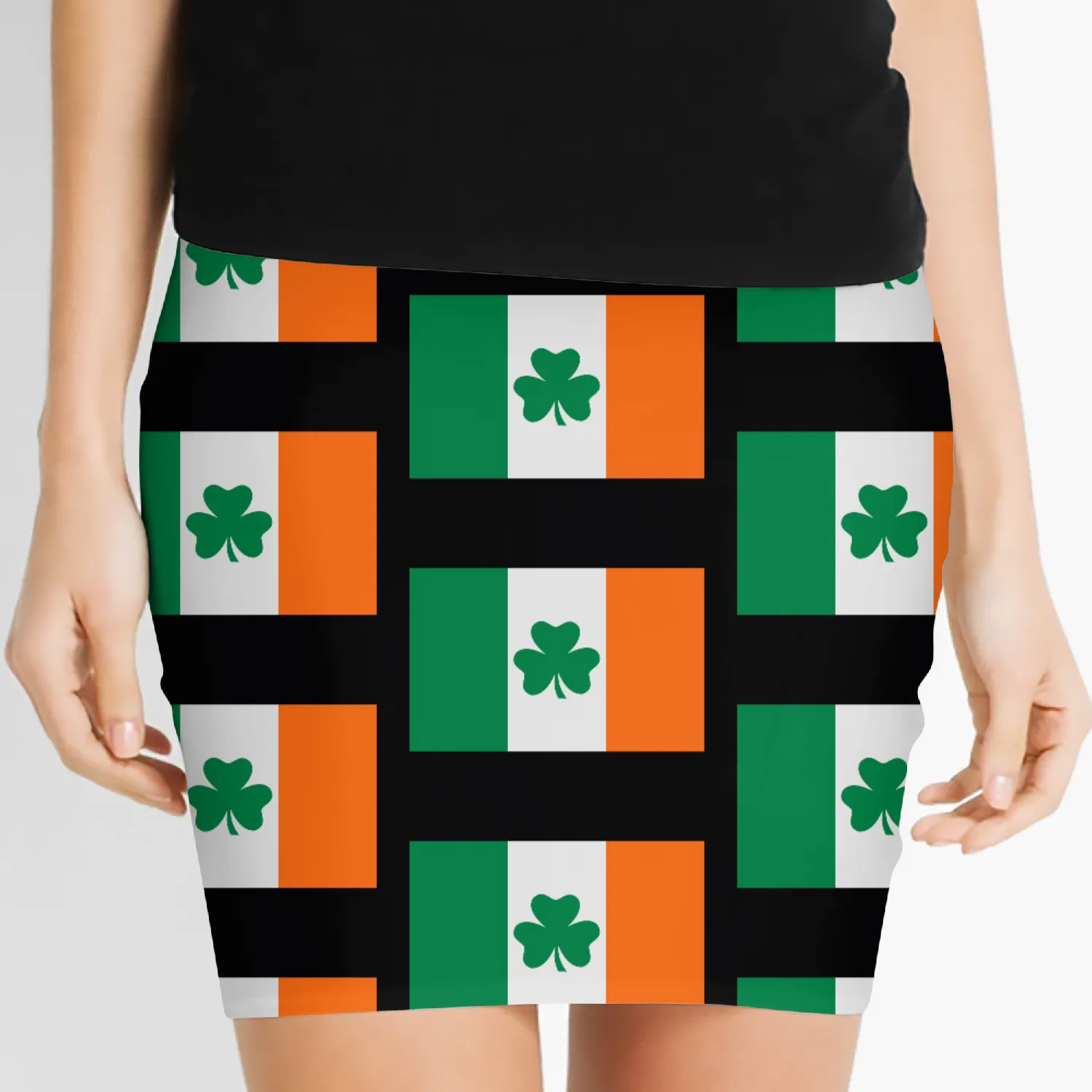 Ireland Shamrock Women's Mini Skirts