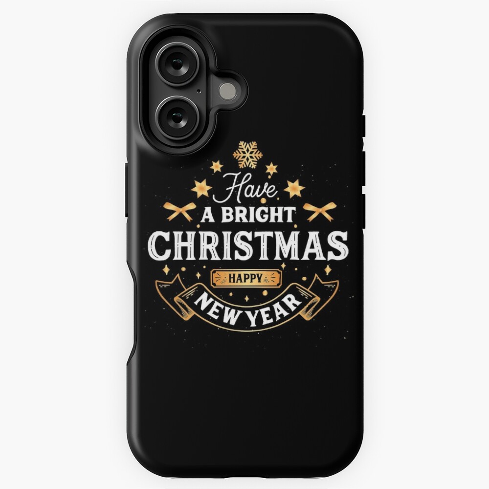Have a Bright CHRISTMAS and Happy new year iPhone Case