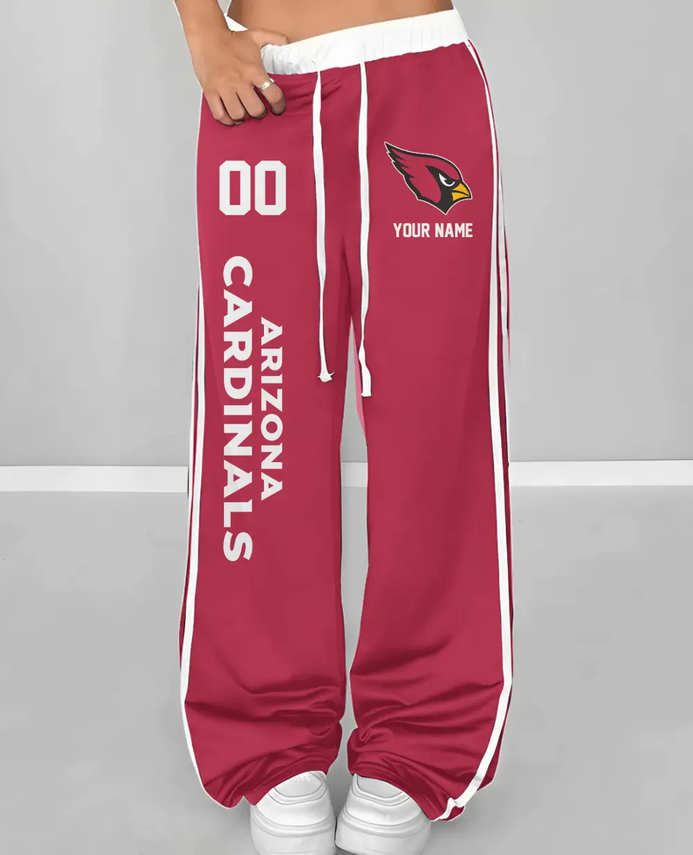 Arizonna Cardinals Personalized Wide Leg Lounge Pants