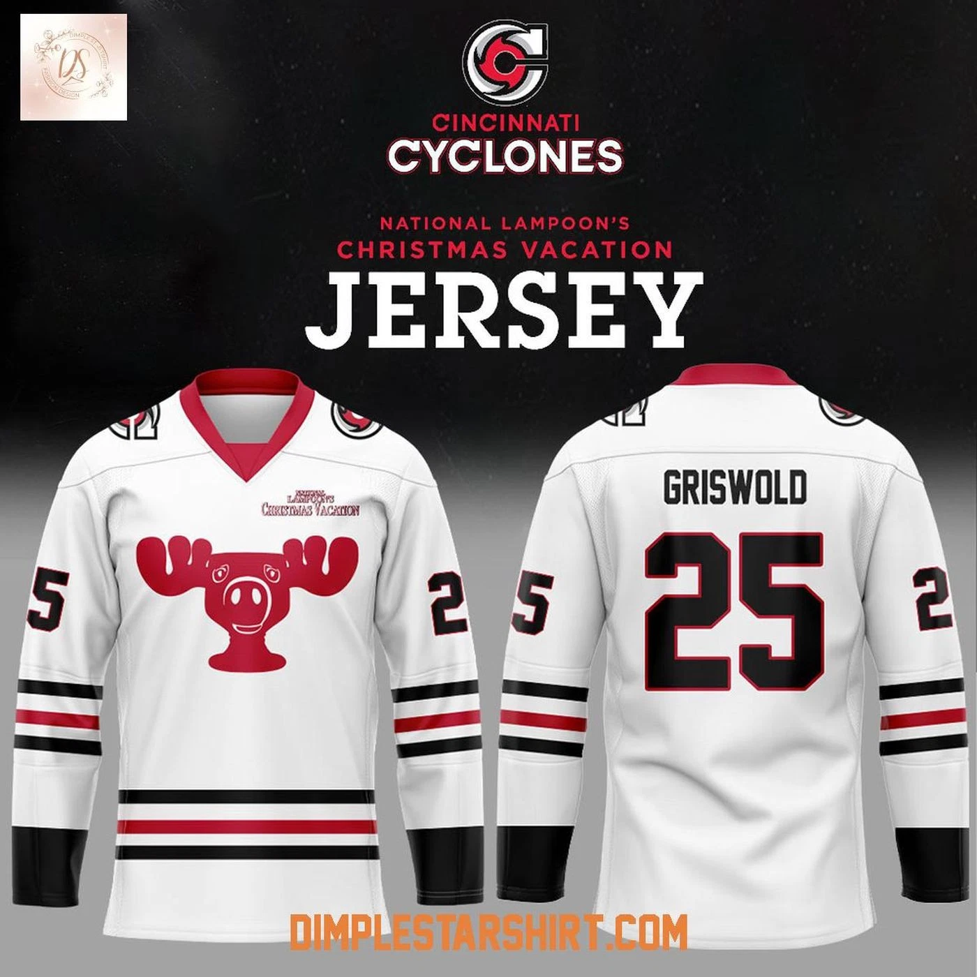 Personalized Cincinnati Cyclones National Lampoons Christmas 2025 Hockey Shirt