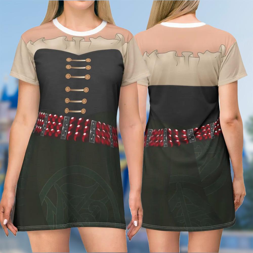 Zarina 3D T-shirt, The Pirate Fairy All Over Print Shirt And Dress, Zarina Mom Daughter Dress, Zarina The Pirate Fairy Cosplay Costume Tee