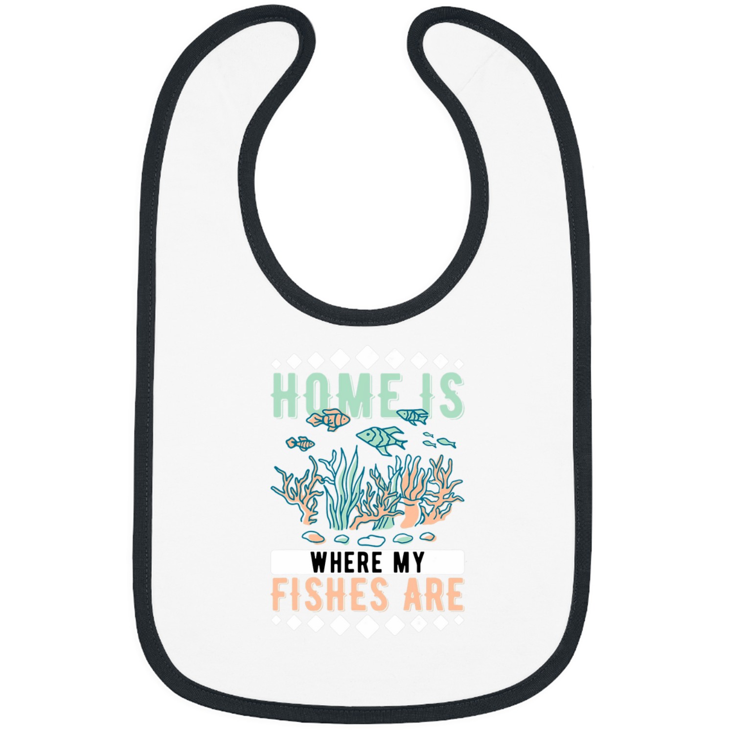 Aquarist Aquarium homes Is Where My Fishes Are Bibs