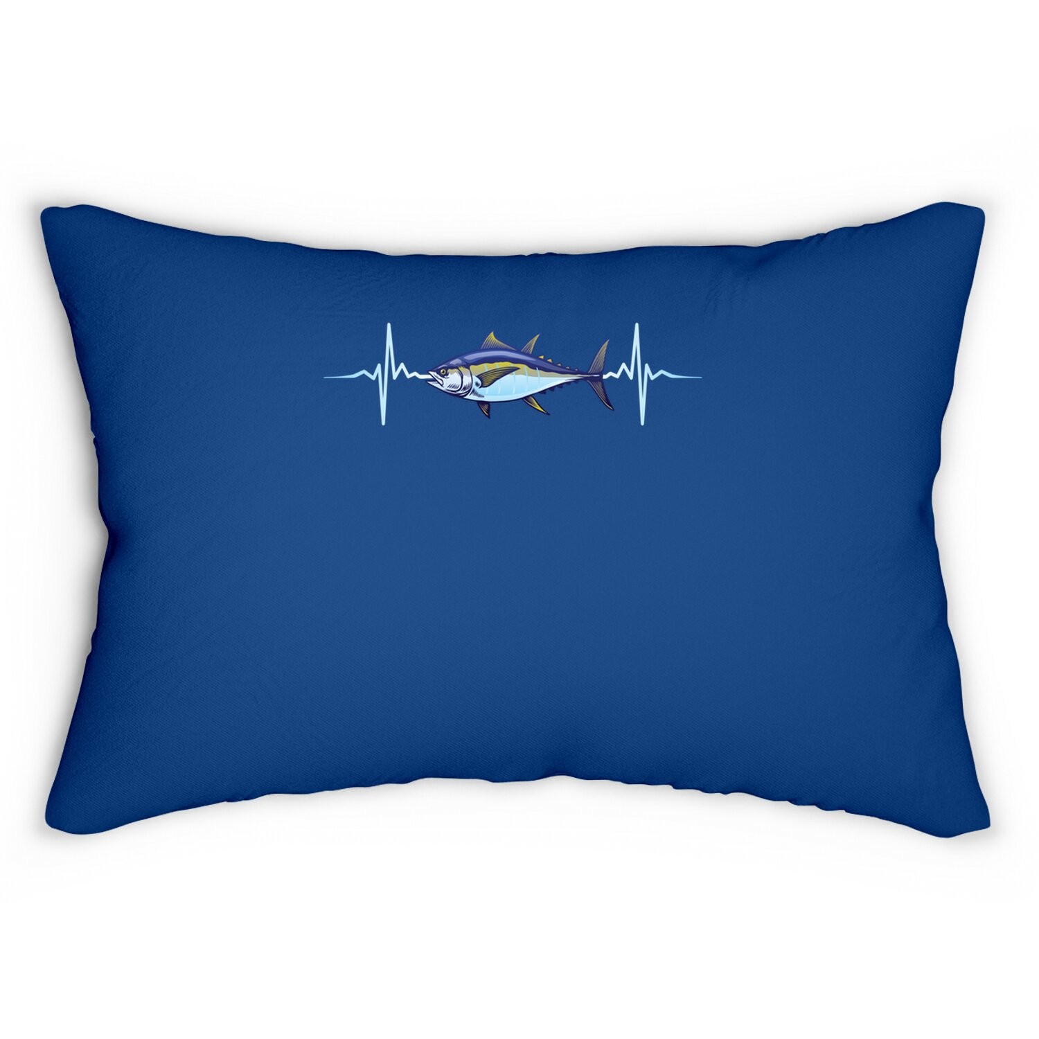 Tuna Giant Bluefin Fish Fishing Fisherman Lumbar Pillow