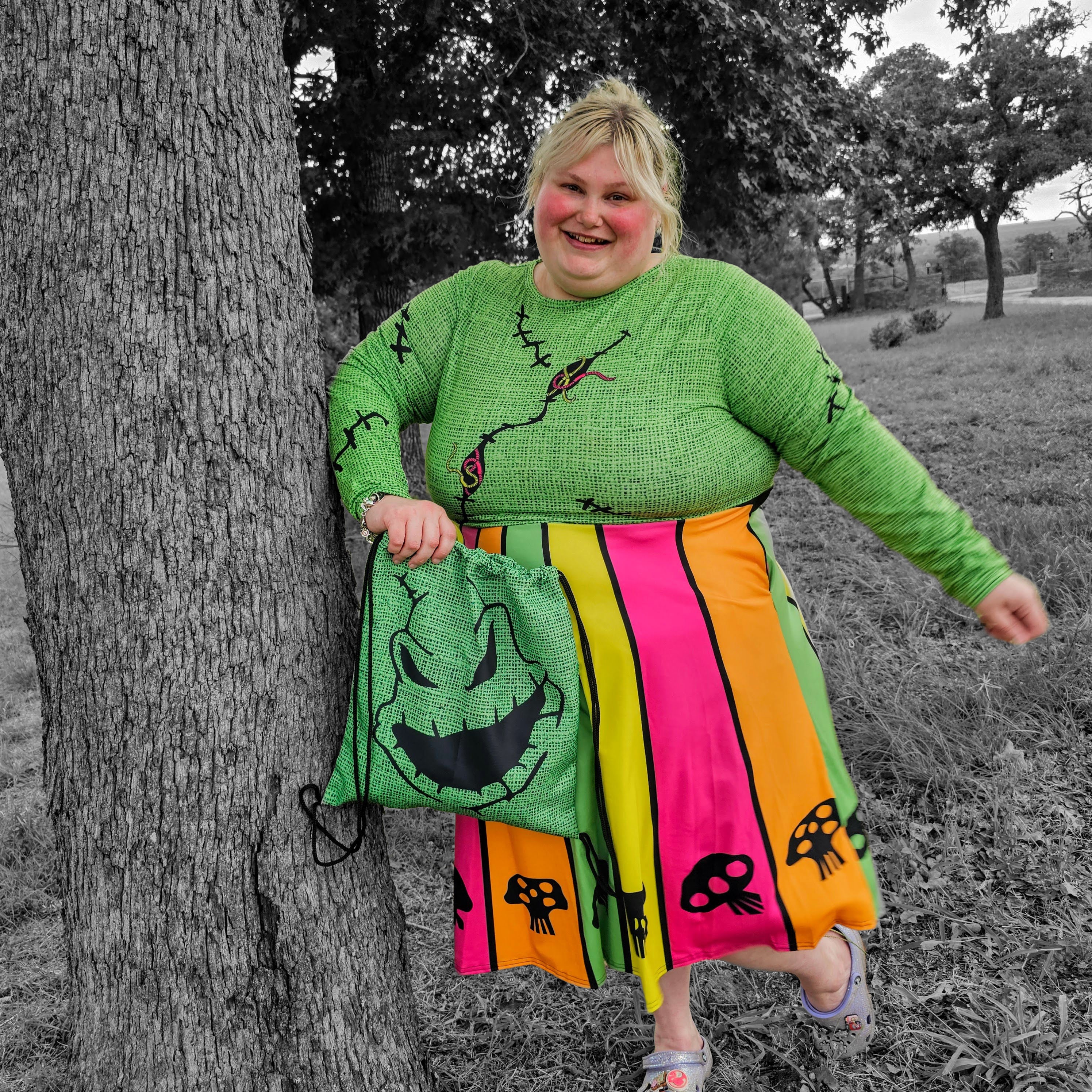 Boogie Man Roulette - long sleeve midi dress