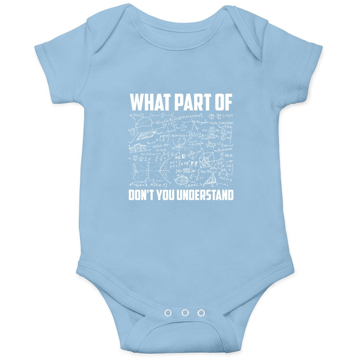Math What Part Of Don't You Understand Baby Bodysuit