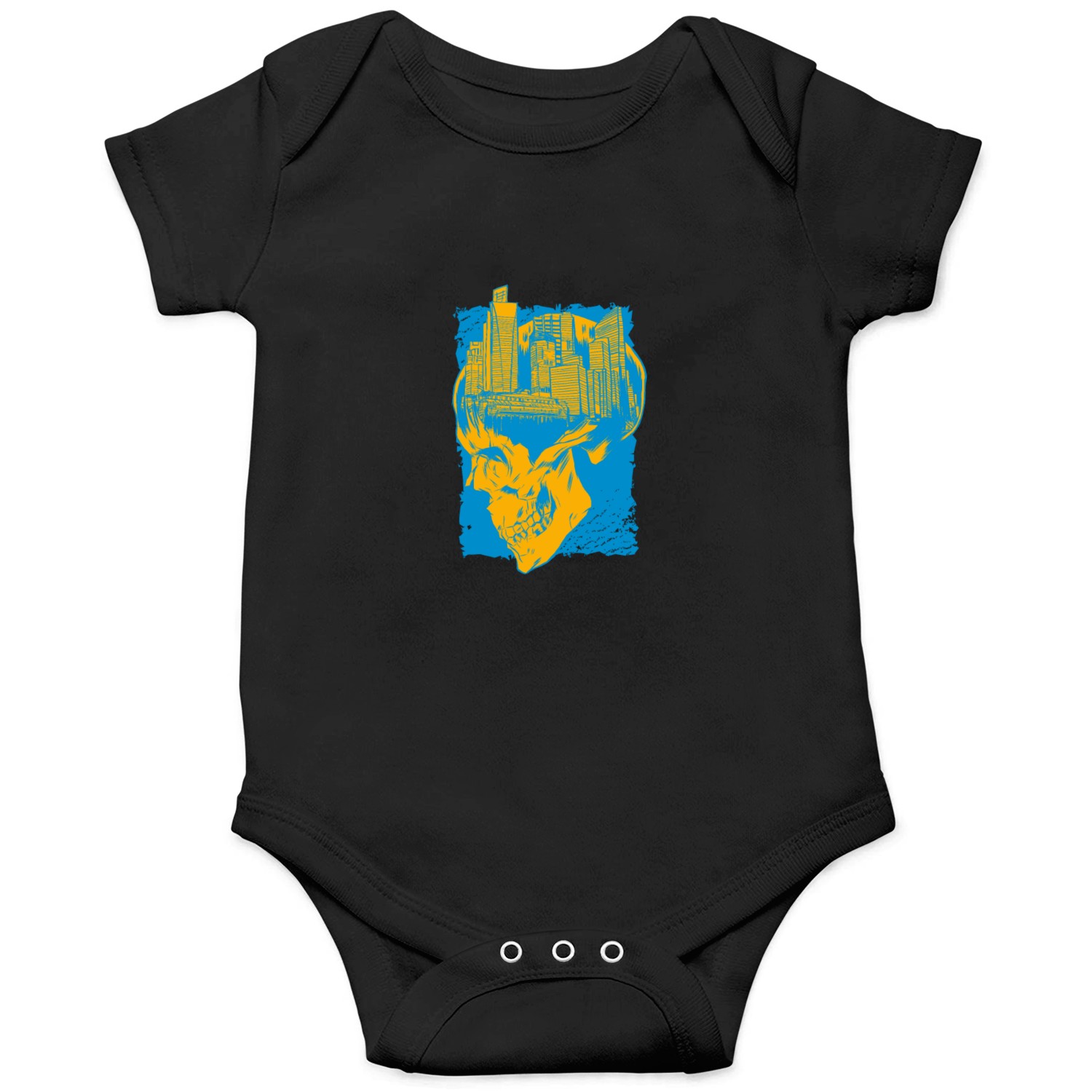 Skull City Halloween Skulls and Bones Gift Onesies