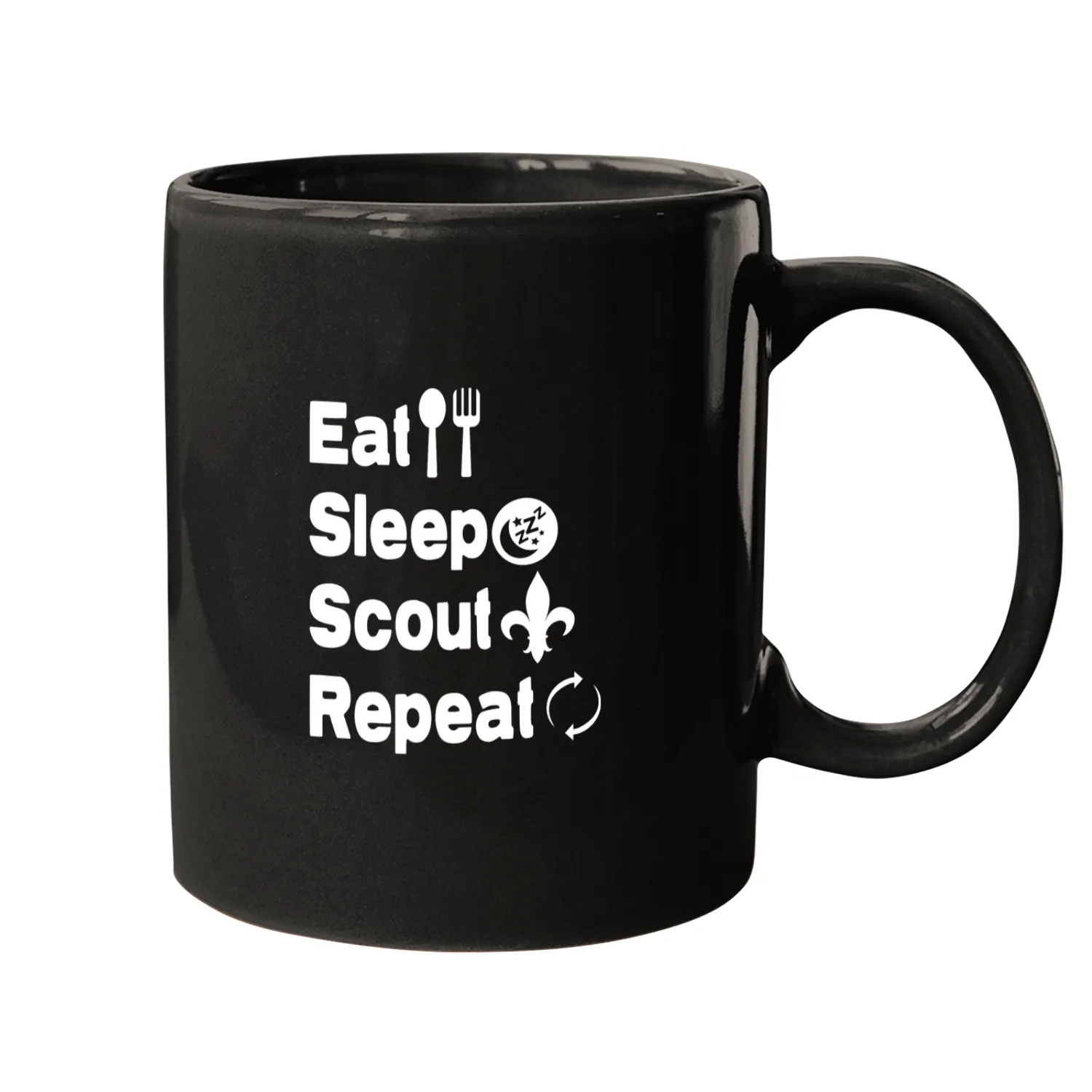 Scout Job Eat Sleep Scout Repeat Scouting Lover Mugs