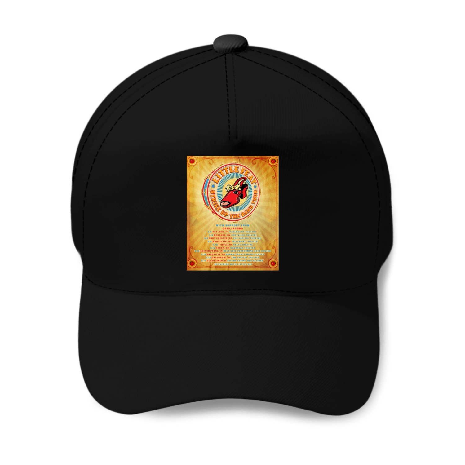 Little Feat Strike Up The Band Tour 2025 Essential Baseball Caps