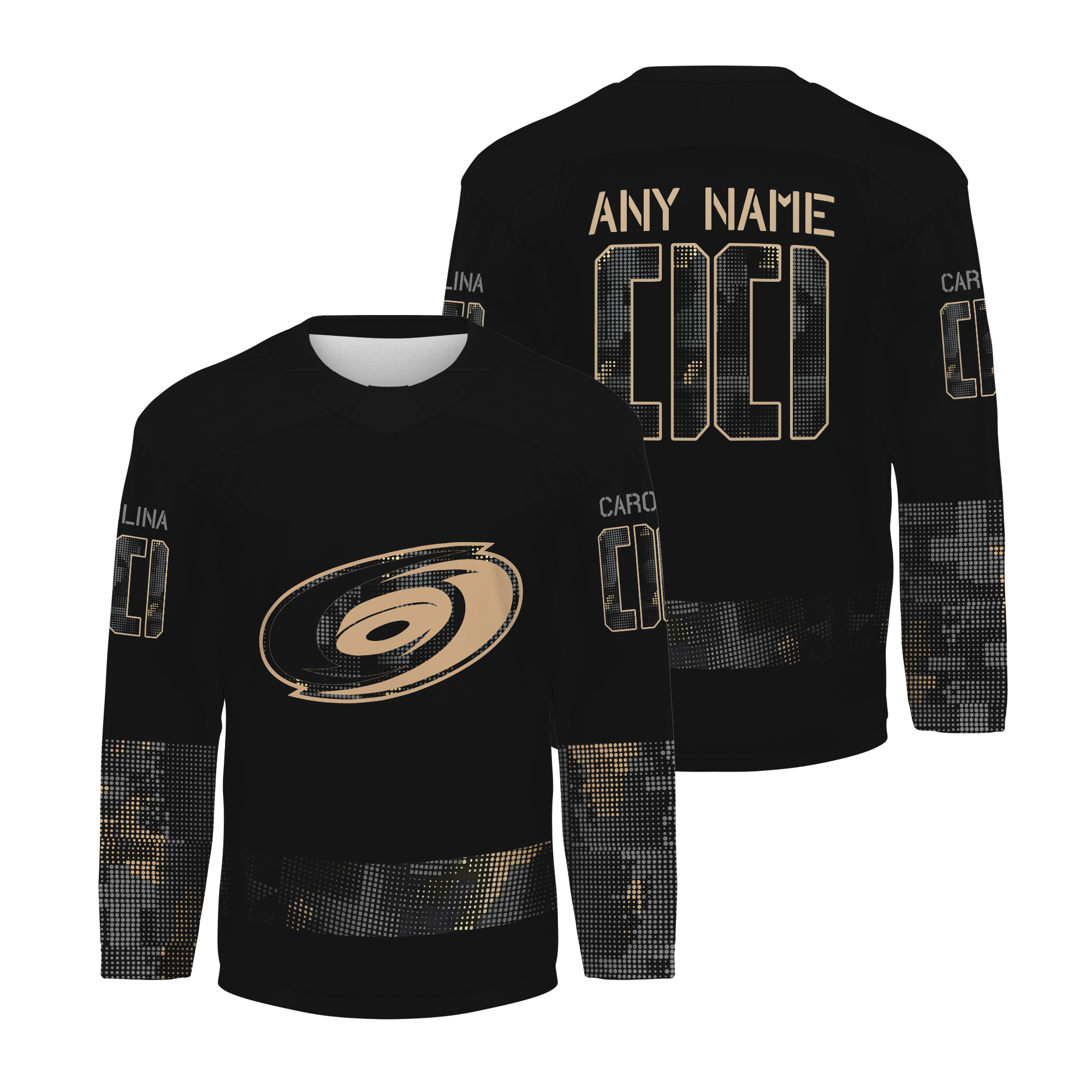 Custom Carolina Hurricanes Military Appreciation Hockey Shirt Men's Fan Gear