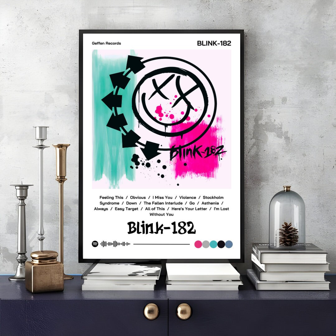 B182 Album Poster, Pop Punk Wall Art.