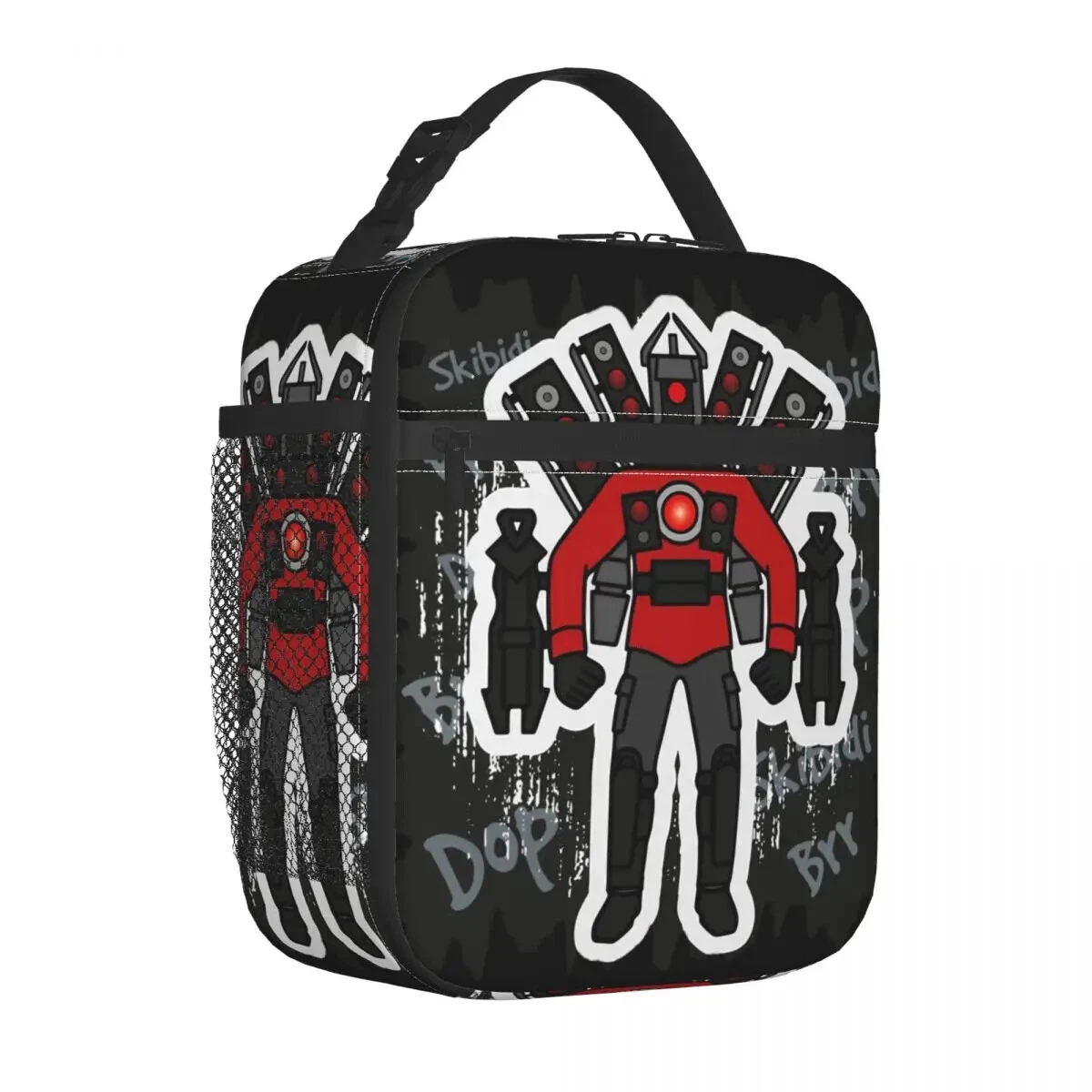 Skibidi Toilet Speakerman Kid Lunch Bag, Travel Picnic Bag Gift