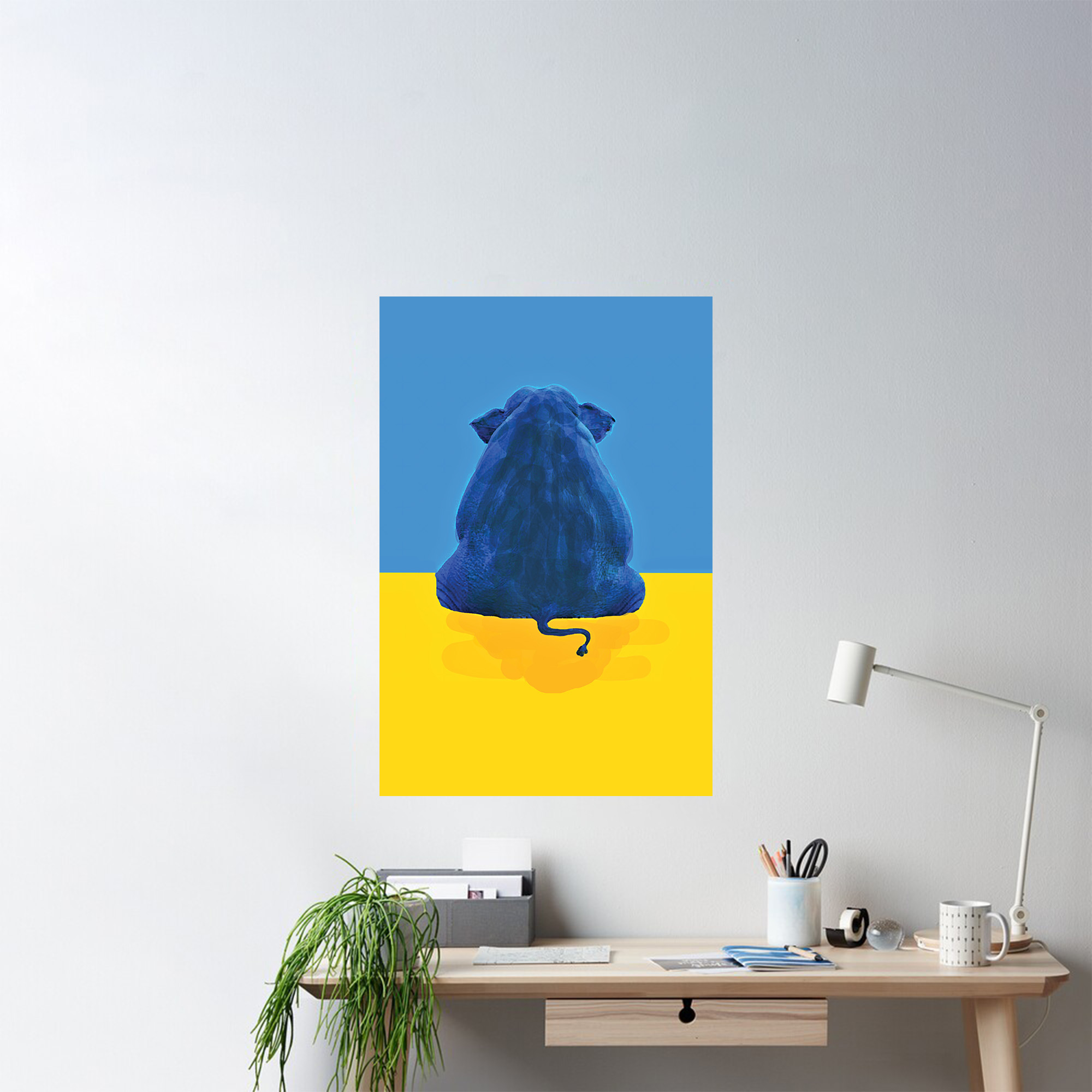 NCIS ELEPHANT IN THE ROOM blue version Canvas