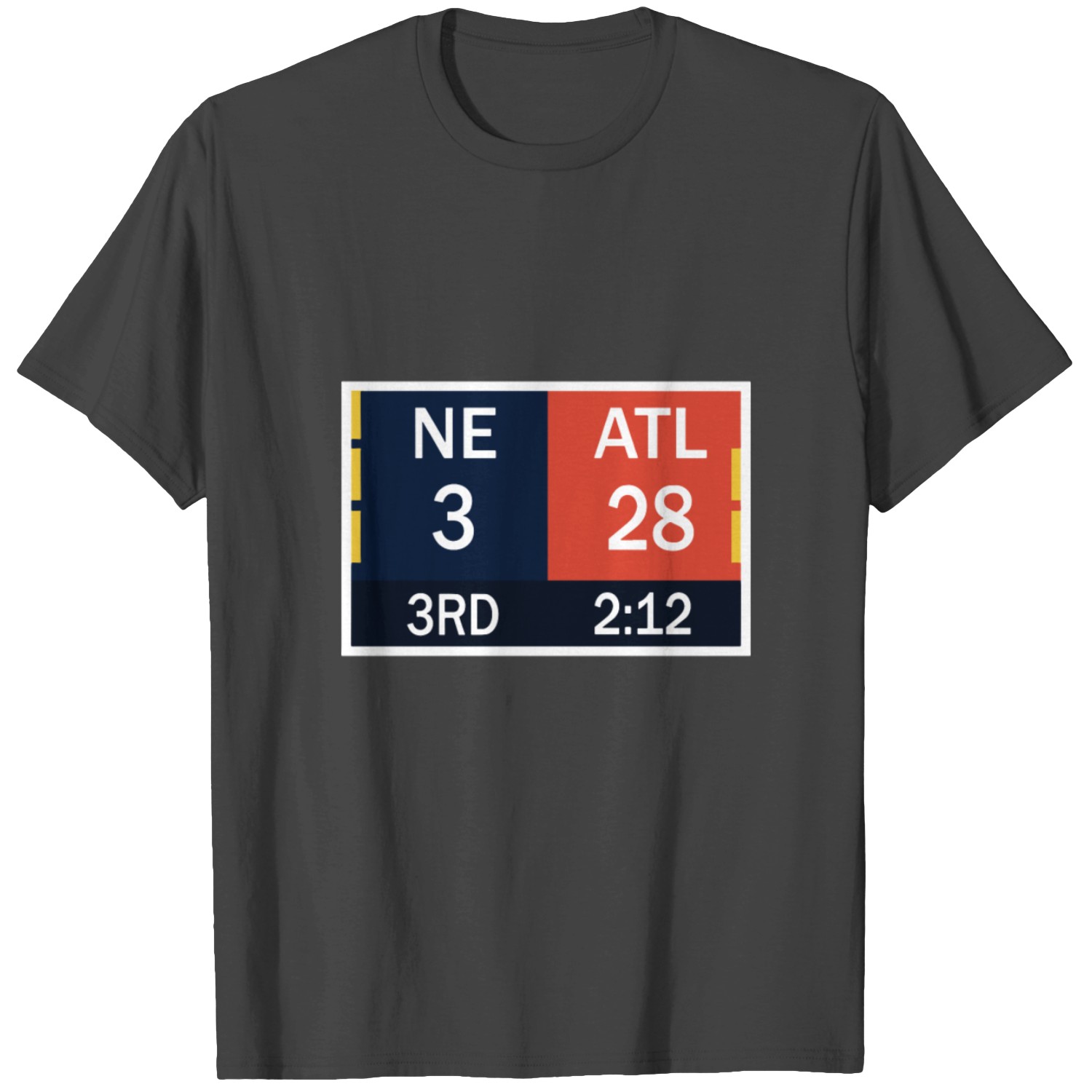 NE 3 ATL 28 Final 2 Sides 1 Game T Shirts
