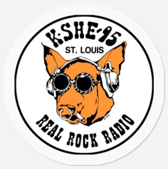KSHE 95 real rock radio station St. Louis area Stickers