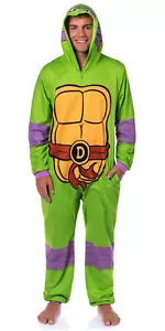 Teenage Mutant Ninja Turtles Mens' Hooded Jumpsuit | Sleep Pajama