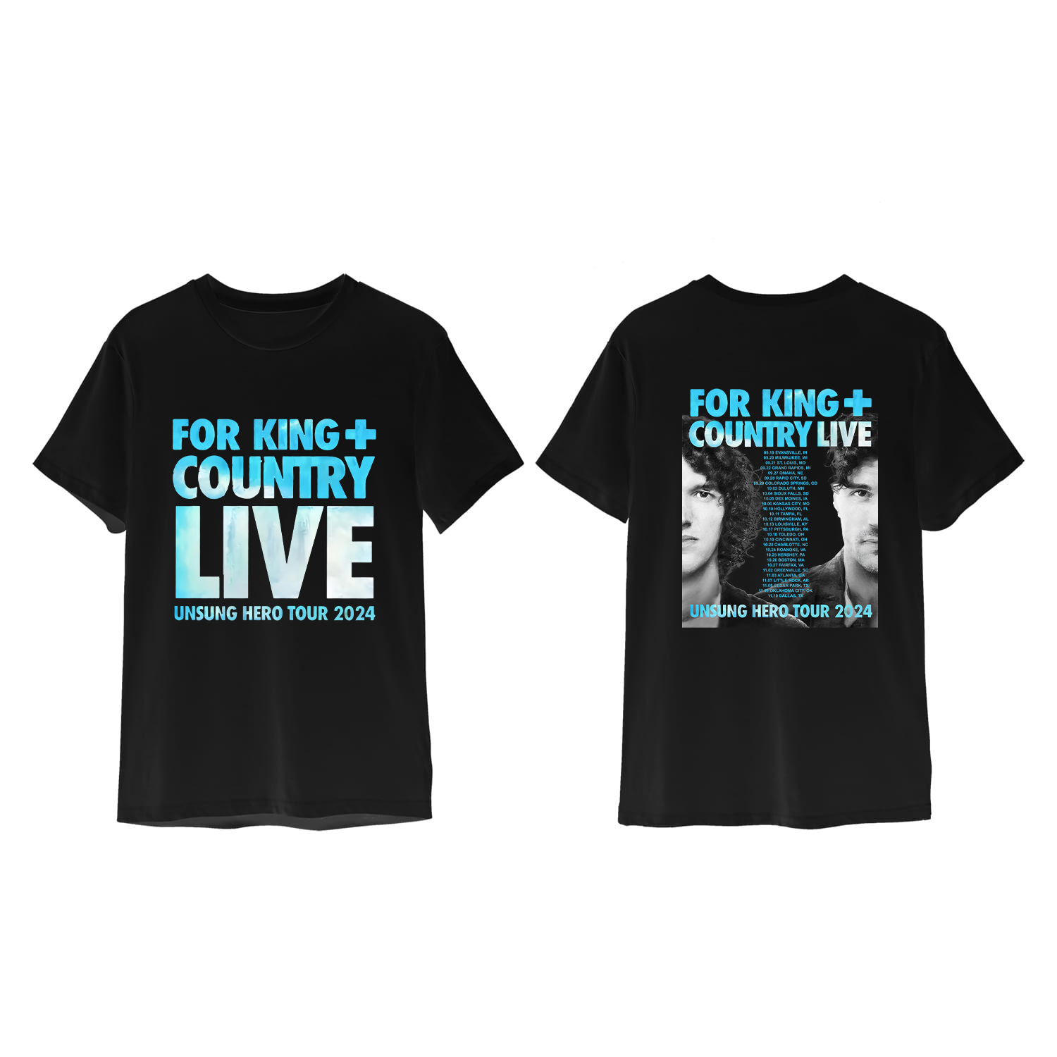 For King + Country Unsung Hero Tour 2024 Shirt