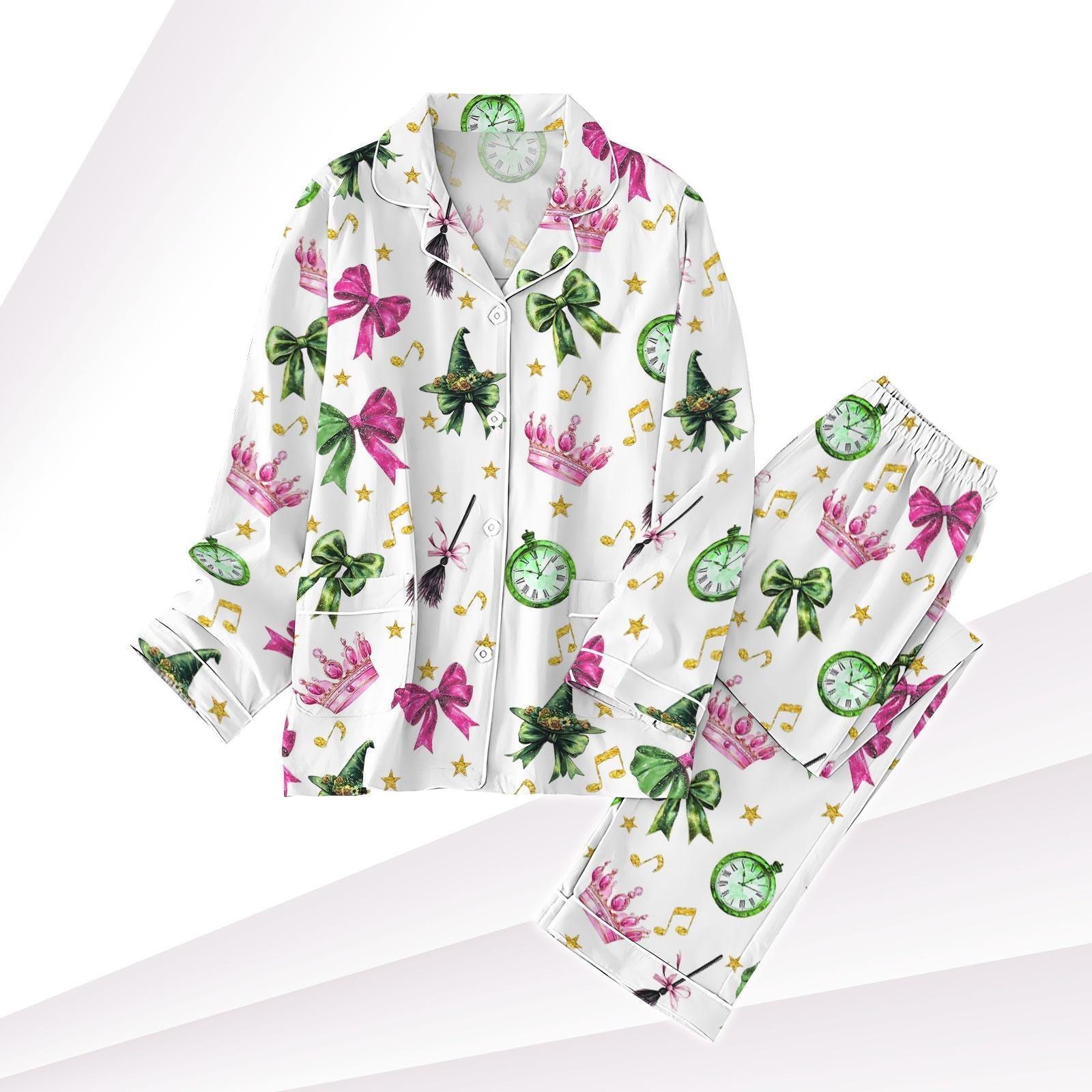 Wicked Change For Good Pajamas Set, Wicked Defy Gravity Pajamas Family, Wicked Holiday Pajamas