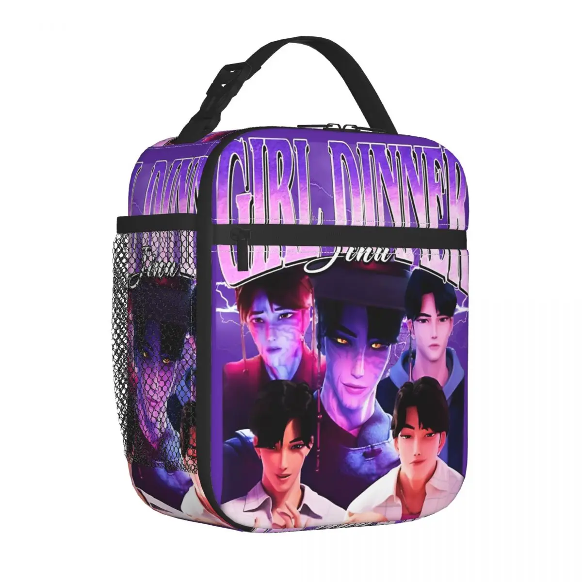 Kpop Demon Hunters Insulated Lunch Bag Cooler Tote Meal Container for Kids