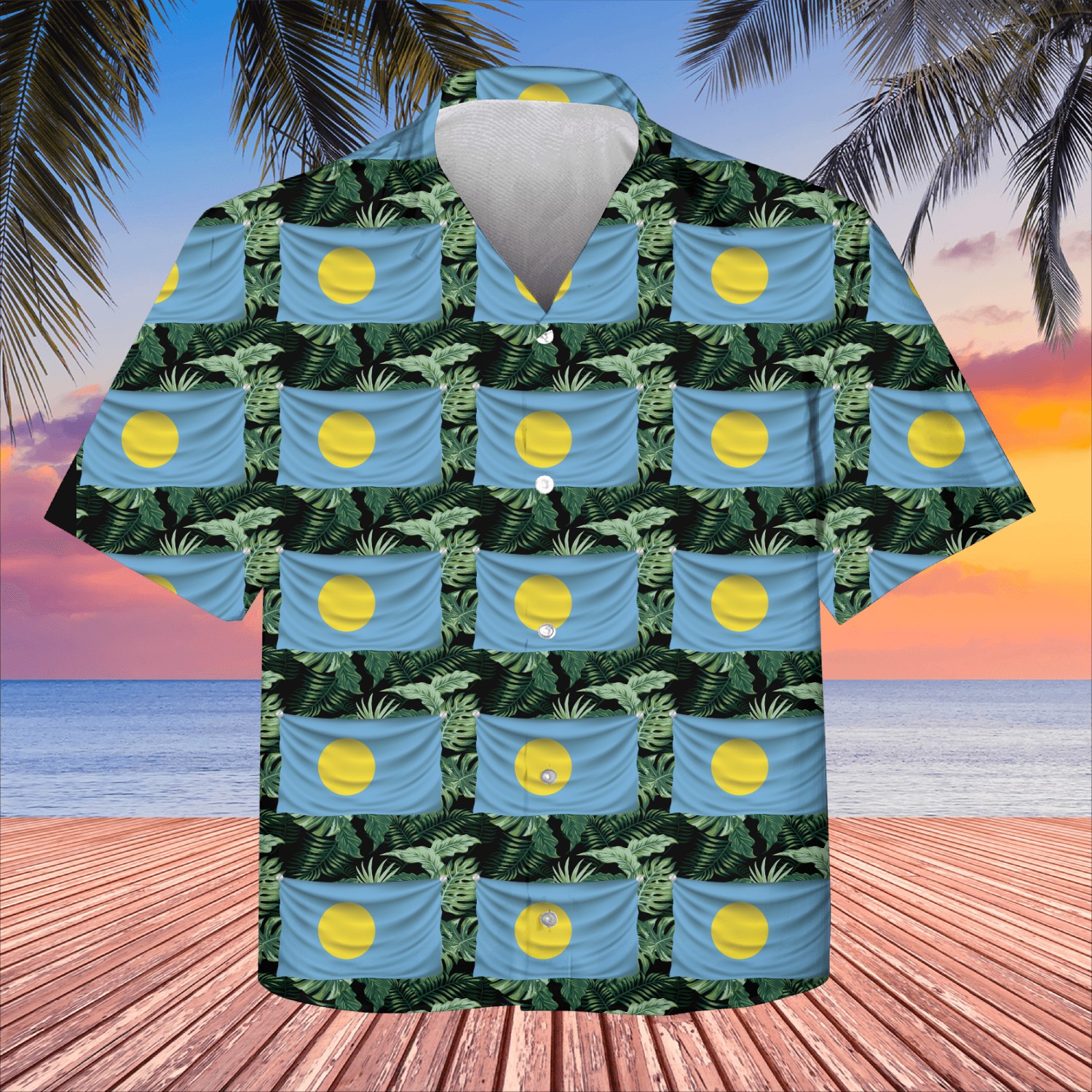 flag palau Kids Hawaiians