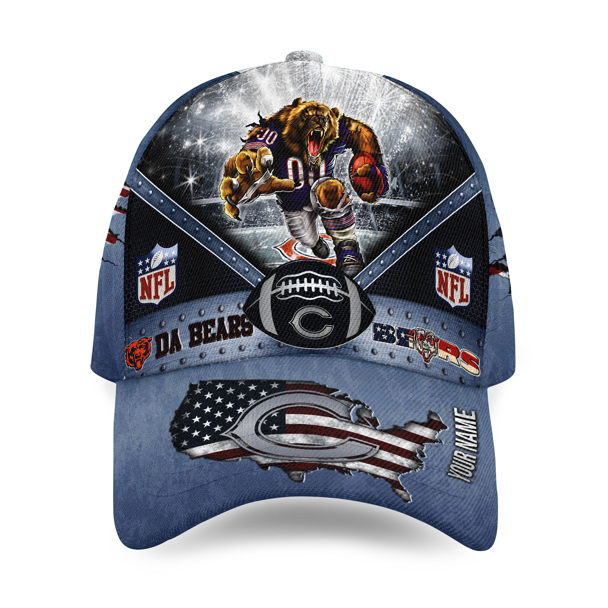 Chicagos Team Bears Baseball Cap, Hot Gift For Men and Women